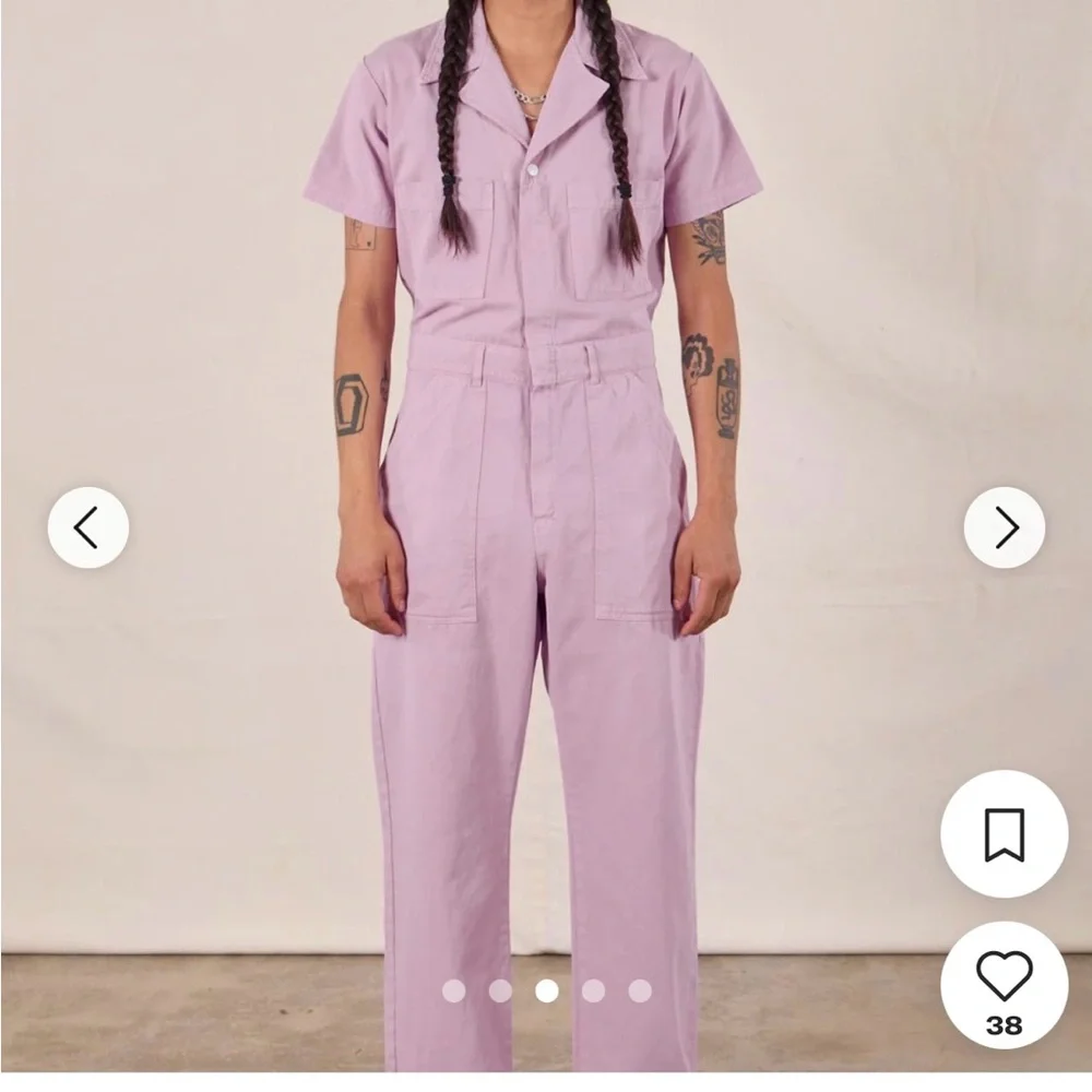 Big Bud Press Lilac Jumpsuit 2XL - Picture 2 of 10